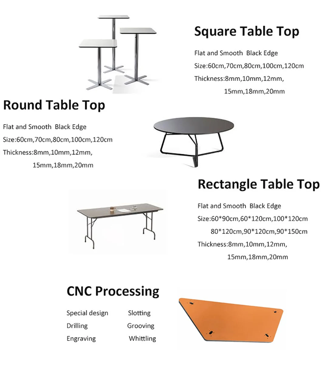 HPL Outdoor UV-Resistance Table Top