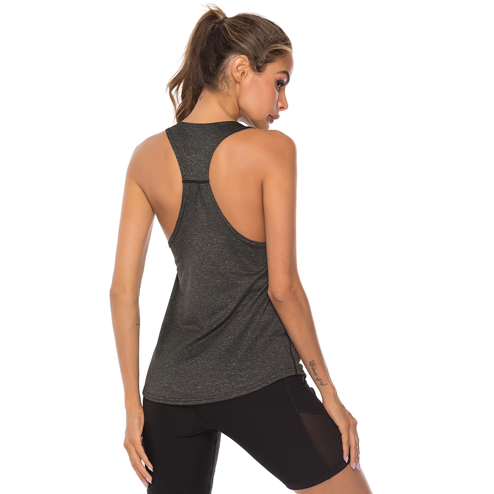 Quick Dry Sports Gym Fitness Yoga Top Collar Vest Women Vest Outerwear