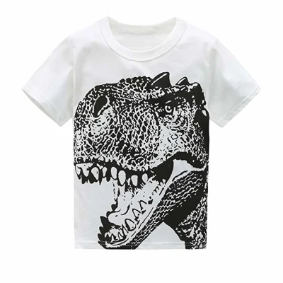 子供服 ベビー服 恐竜 Tシャツ コットン 長袖シャツ グラフィック Tシャツ